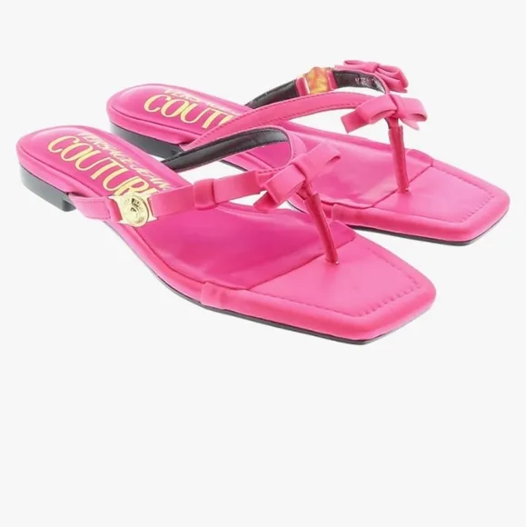 NWB, VERSACE JEANS COUTUREPink Millie Sandals