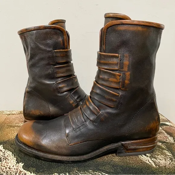 NWOB AS98 Calvados Brush Off Traver Boots Size 39