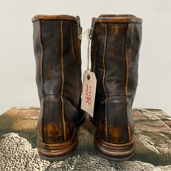 NWOB AS98 Calvados Brush Off Traver Boots Size 39