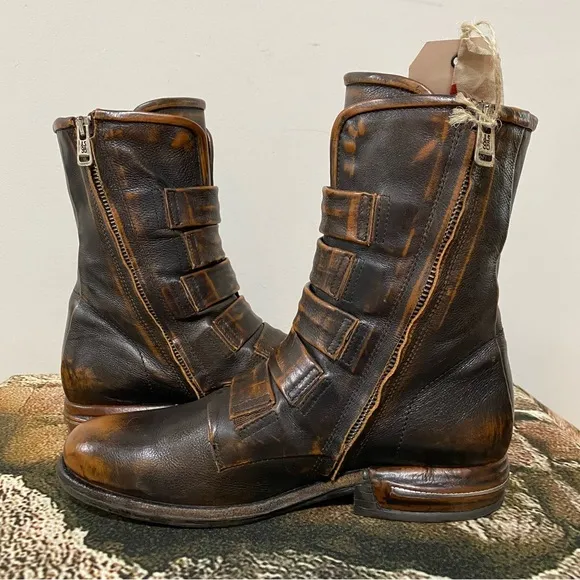NWOB AS98 Calvados Brush Off Traver Boots Size 39