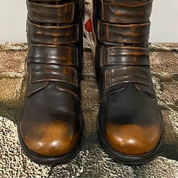 NWOB AS98 Calvados Brush Off Traver Boots Size 39
