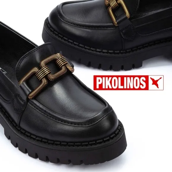 NWOB AVILESPlatform Leather Loafers Size 36