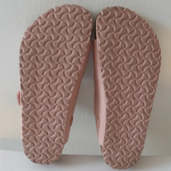 NWOB Kids Birkenstock Arizona Vegan Pink Textile Strap Sandal Sz US 1-1.5 EU 32