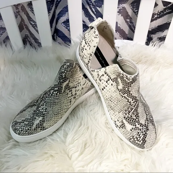 NWOB Steve Madden Canares Snakeskin Suede Sneakers