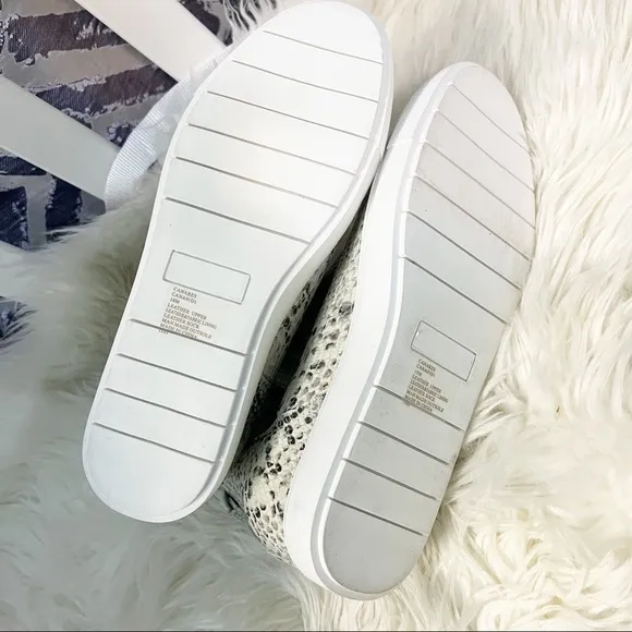 NWOB Steve Madden Canares Snakeskin Suede Sneakers
