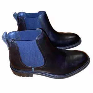 NWOB Ted Baker Black Leather Chelsea Boots Sz Mens 9