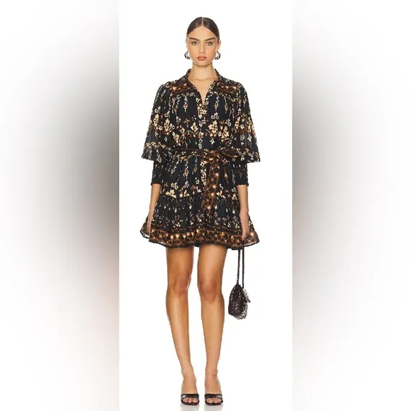 NWOT Cleobella Vanessa Mini Dress  size S missing belt