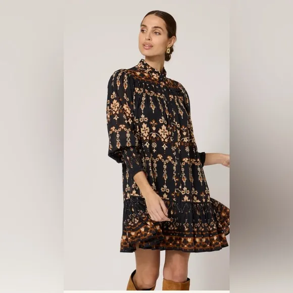NWOT Cleobella Vanessa Mini Dress  size S missing belt