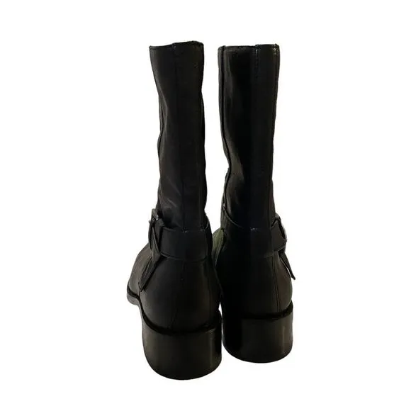 NWOT - Cole Haan Grand OS Leather Pull On Moto Boots