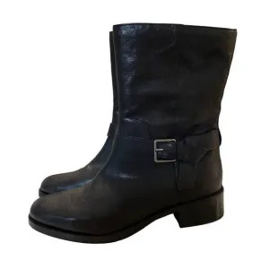 NWOT - Cole Haan Grand OS Leather Pull On Moto Boots