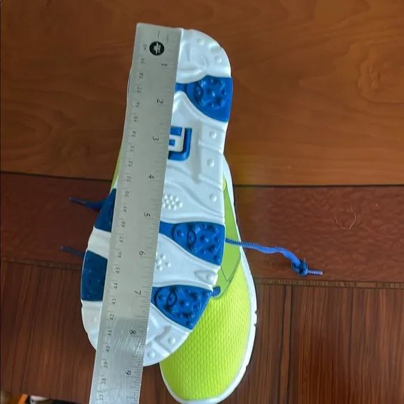 NWOT FootJoy Green and Blue Golf Sneakers Lightweight Mesh