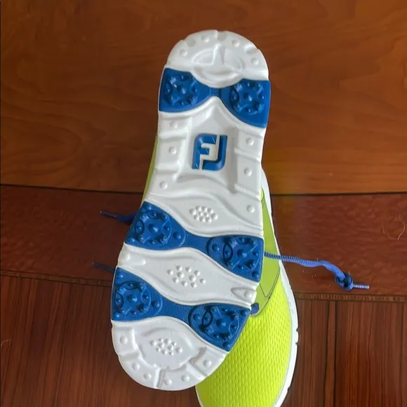 NWOT FootJoy Green and Blue Golf Sneakers Lightweight Mesh
