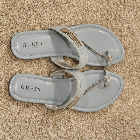 NWOT Guess Blue sandals