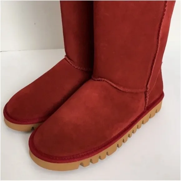 NWOT Nest Footwear Denali Suede Pull On Tall Boots