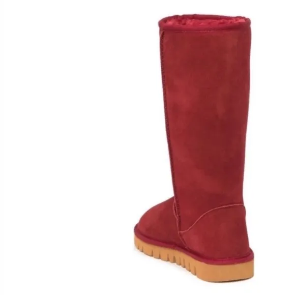 NWOT Nest Footwear Denali Suede Pull On Tall Boots