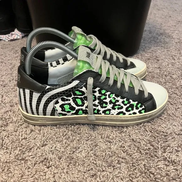 NWOT P448 women’s John cheetah sneaker size 8.5