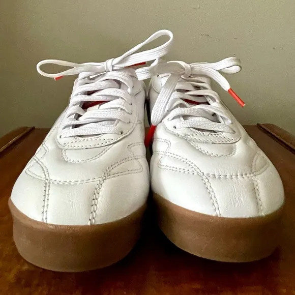 NWOT Puma Anniversario White and Red Sneakers, Boys 4.5, W6