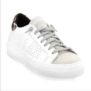 NWOT Thea Low-Top Sneakers with Leopard Back