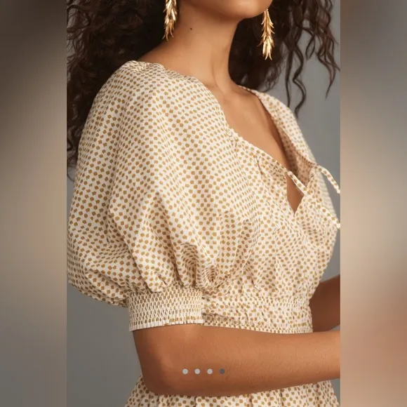 NWT Anthropologie Somerset Maxi - Puff Sleeve Edition
