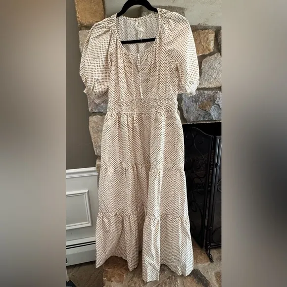 NWT Anthropologie Somerset Maxi - Puff Sleeve Edition