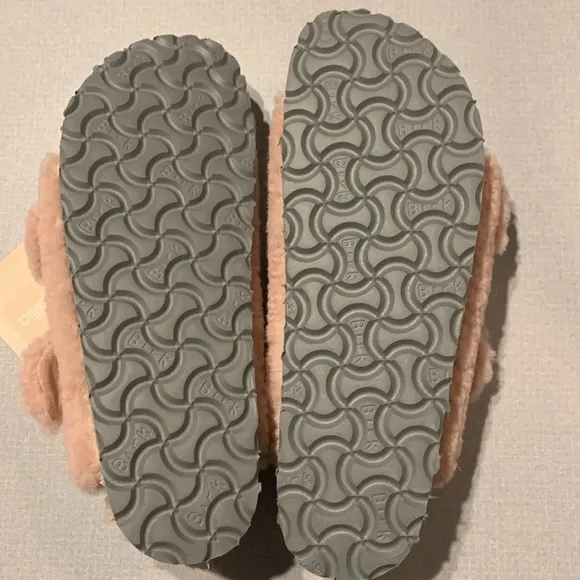 NWT Birkenstock Papilio Arizona Big Buckle Shearling Sandals Size US 8/EU 39