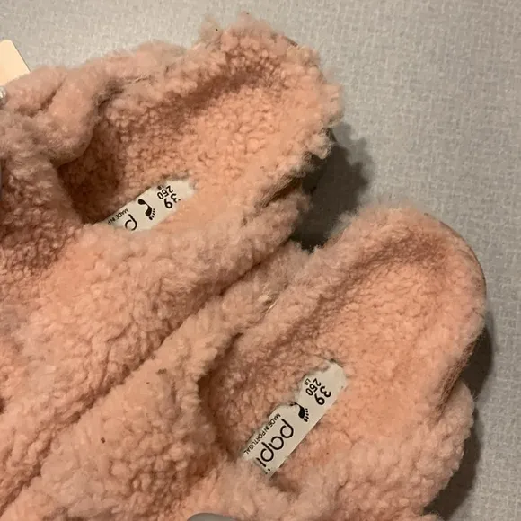 NWT Birkenstock Papilio Arizona Big Buckle Shearling Sandals Size US 8/EU 39