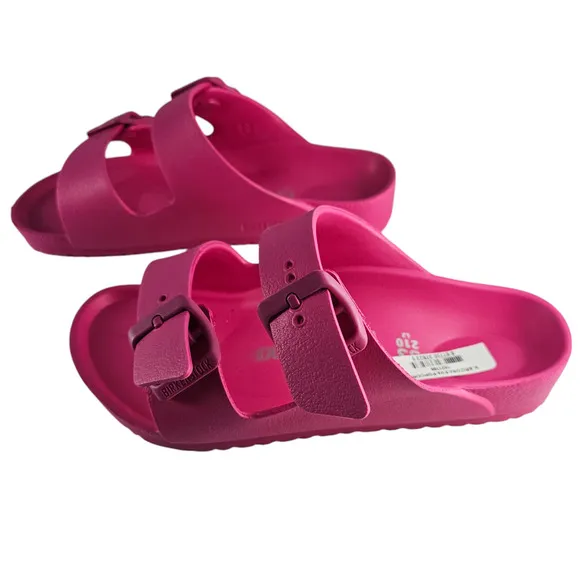 NWT Birkenstock Sandals Kids Size 2 EU 33 Pink Arizona EVA  Medium Narrow