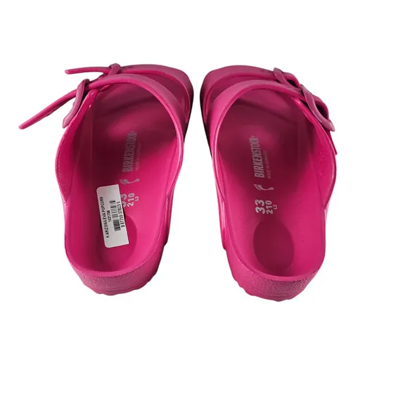 NWT Birkenstock Sandals Kids Size 2 EU 33 Pink Arizona EVA  Medium Narrow