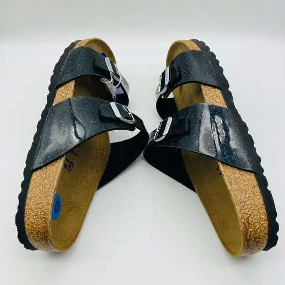 NWT Birkenstock Arizona Patent Leather Sandals 41/265/10 Germany