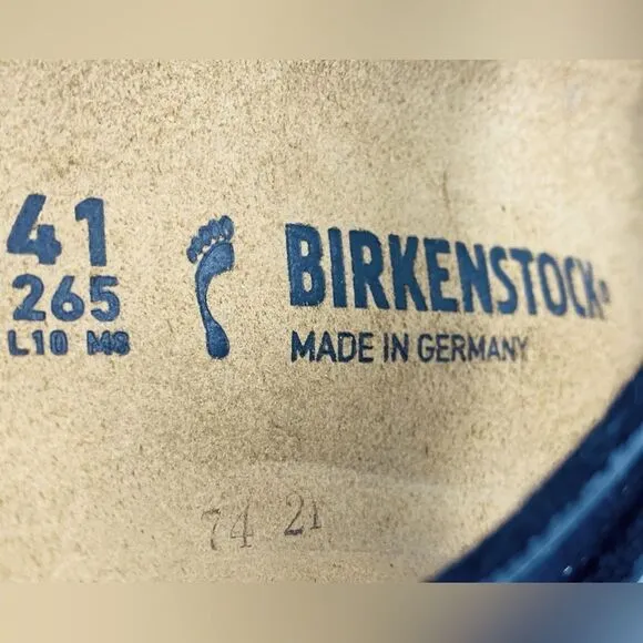 NWT Birkenstock Arizona Patent Leather Sandals 41/265/10 Germany