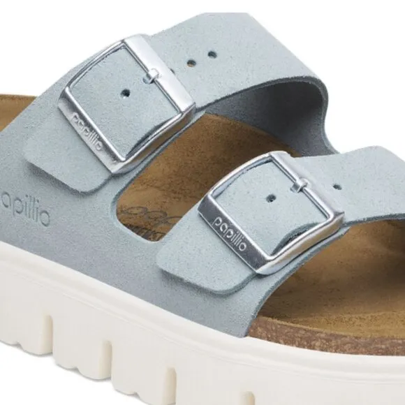 NWT - Chunky Platform Sandals Women's Arizona by Birkenstock (Blue)