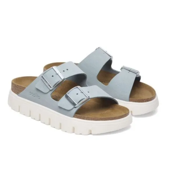 NWT - Chunky Platform Sandals Women's Arizona by Birkenstock (Blue)