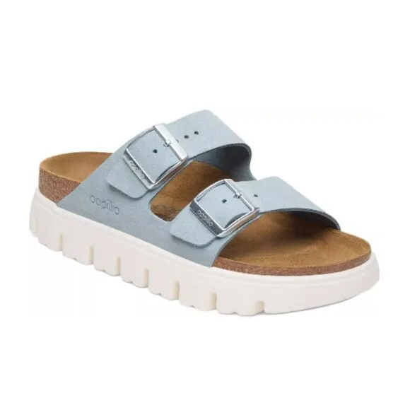 NWT - Chunky Platform Sandals Women's Arizona by Birkenstock (Blue)