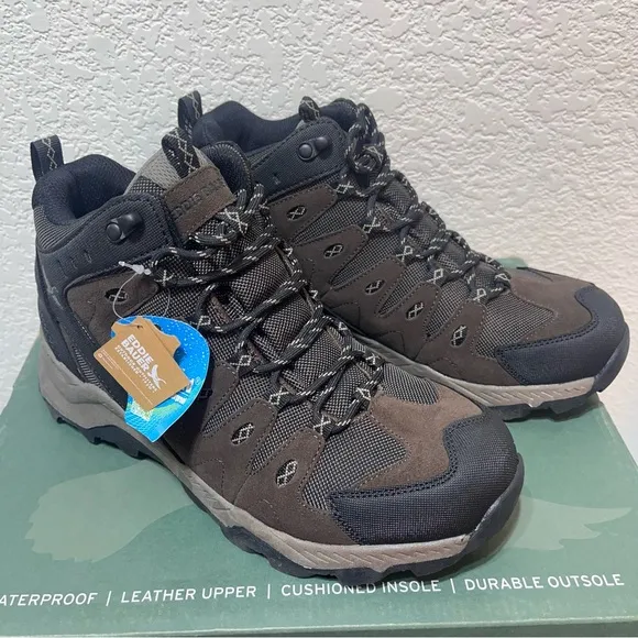🥾NWT🥾 Eddie Bauer Men's Maple Ridge Outdoor Weatherproof Hiking Boots  Size 8.5