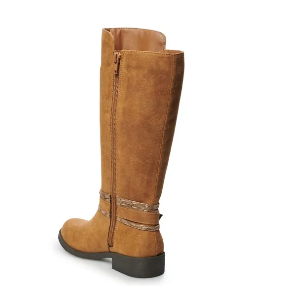 NWT Girl's Tall Boots memory foam