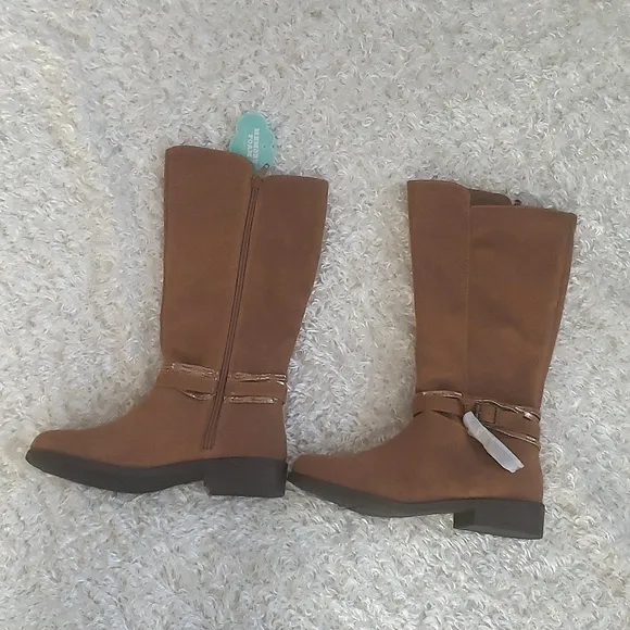 NWT Girl's Tall Boots memory foam