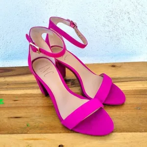 NWT I.N.C. Adjustable Ankle Strap Sandals, Fuchsia, Size 5
