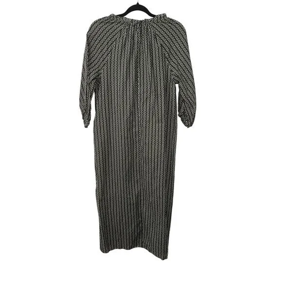 NWT! Johnny Was Calme Split Ruffle Neck Midi Dress - Size XS (Runs Large)