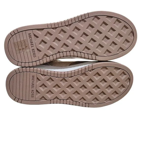 NWT Michael Kors - Pink and Gold Sneakers - Size 9.5