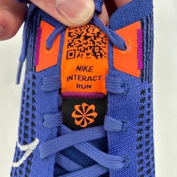 NWT Nike FD2291-404 Blue Mesh Cushioned Lace Up Sneakers
