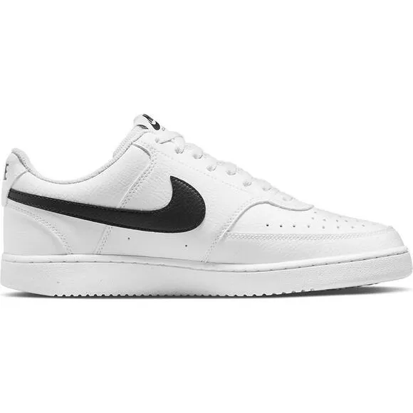 NWT Nike Men's Low-Top Sneakers, White/Black-Size 8