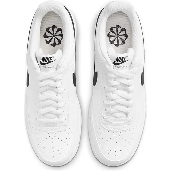 NWT Nike Men's Low-Top Sneakers, White/Black-Size 8