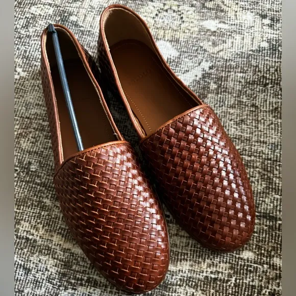 NWT Nisolo Mara slip on woven flats size 8