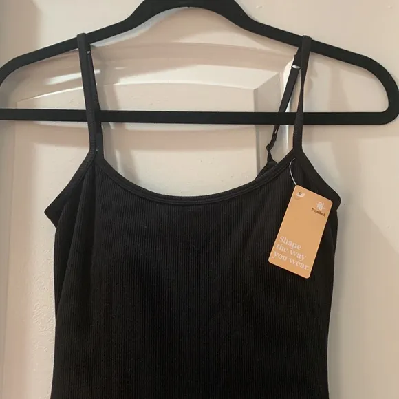 NWT Popilush Black Built in‎ Shape-wear Midi Dress