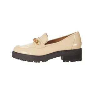 NWT SAM EDELMAN Womens Beige Chain Taelor Block Heel Slip On Loafers Shoes 10 M