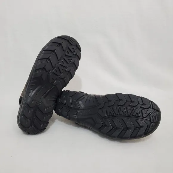 NWT Spring Step Mysia Black/Brown Strap Sandals