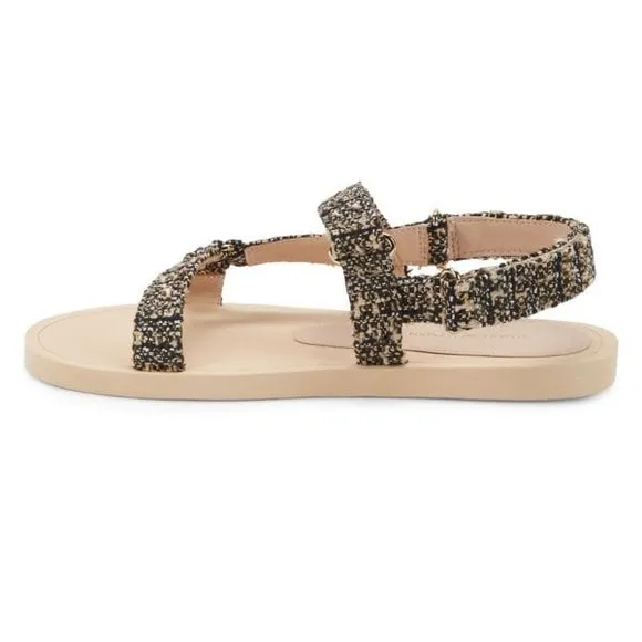 NWT Stuart Weitzman Vail Patterned Sport Sandals in Golden Beige