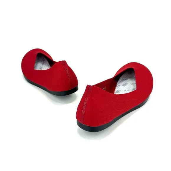 OESH &quot;THE DREAM&quot; RED STRETCH 3D KNIT BREATHABLE FLEXIBLE &amp; LIGHTWEIGHT FLATS🆕