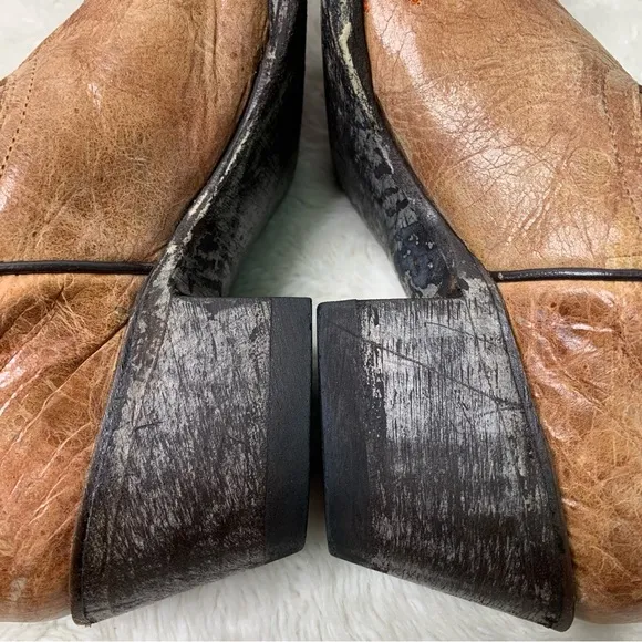 Old Gringo Cowboy Boots Yipee Ki Yay in Honey Size 6 1/2