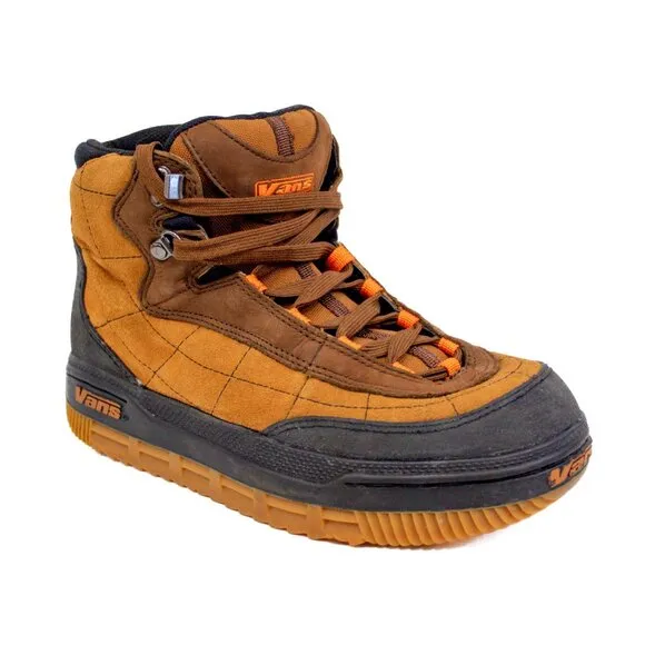Old School Vans Parker Low Top Freestyle Snowboard Boots Men’s Size 9 Brown